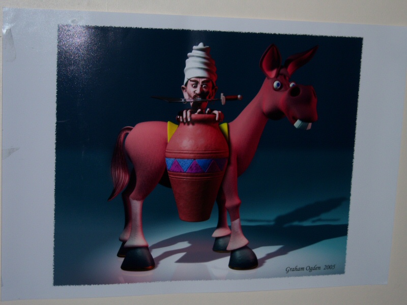 Photo - Colour guide concept design (by Graham Ogden) - Ali Baba 2005 - Blackpool Illuminations Gallery - &copy; Sarah Myerscough
