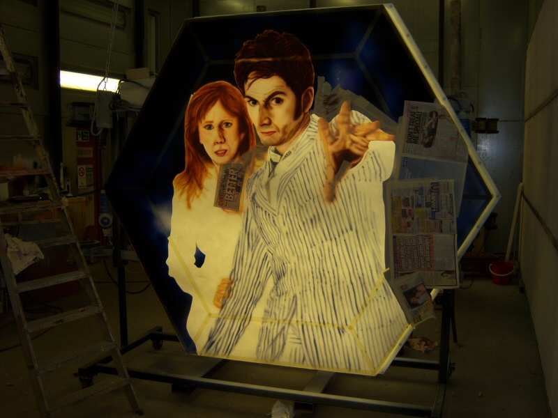 Photo - Dr Who and Donna Road Feature (4 of 9) - Clothes started - Dr Who 2008 - Blackpool Illuminations Gallery - &copy; Sarah Myerscough