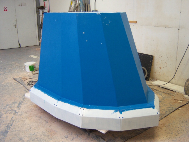 Photo - Dalek Road Feature (1 of 7) - Polystyrene base used for mould - Dr Who 2008 - Blackpool Illuminations Gallery - &copy; Sarah Myerscough