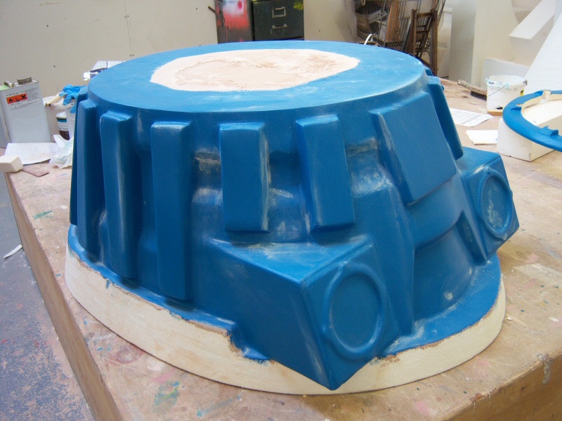 Photo - Dalek Road Feature (2 of 7) - Polystyrene body used for mould - Dr Who 2008 - Blackpool Illuminations Gallery - &copy; Sarah Myerscough