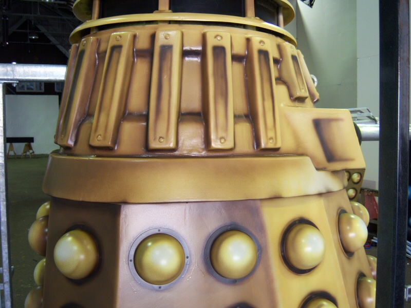 Photo - Dalek Road Feature (5 of 7) - Paint detail - Dr Who 2008 - Blackpool Illuminations Gallery - &copy; Sarah Myerscough