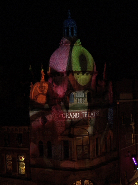 Photo - Liquorice Allsorts slide - Grand Theatre Slides 2008 - Blackpool Illuminations Gallery - &copy; Sarah Myerscough