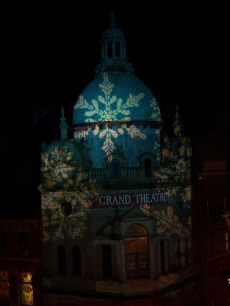 Photo - Snowflake slide - Grand Theatre Slides 2008 - Blackpool Illuminations Gallery - &copy; Sarah Myerscough