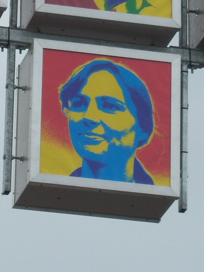 Photo - Close up of my Local Heads road feature, 2008 - Local Heads 2008 - Blackpool Illuminations Gallery - &copy; Sarah Myerscough