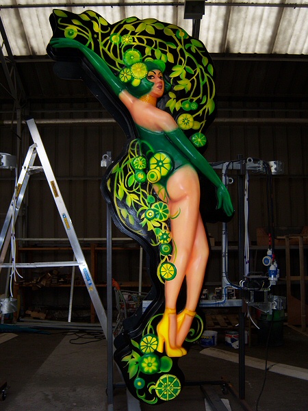 Photo - Flore in the Blackpool Illuminations Depot sheds - Decodance 2007 - Blackpool Illuminations Gallery - © Sarah Myerscough