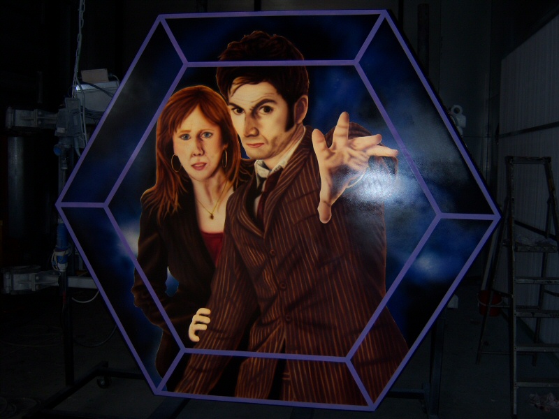 Photo - Photo Dr Who and Donna Road Feature (7 of 9) - Finished product - Dr Who 2008 - Blackpool Illuminations Gallery - © Sarah Myerscough