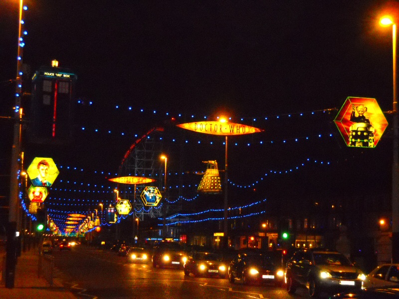 Photo - Davros Road Feature (6 of 6) - Taking pride of place in the Dr Who section - Dr Who Davros 2009 - Blackpool Illuminations Gallery - © Sarah Myerscough