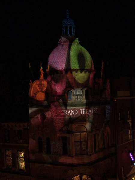 Photo - Liquorice Allsorts slide - Grand Theatre Slides 2008 - Blackpool Illuminations Gallery - © Sarah Myerscough