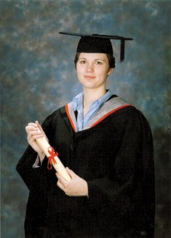 Photo - Sarah Myerscough (Me) at Degree Ceremony