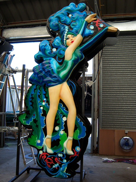 Photo - Galatie in the Blackpool Illuminations Depot - Decodance 2007 - Blackpool Illuminations Gallery - © Sarah Myerscough
