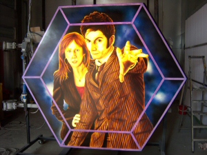 Photo - Dr Who with sidekick Donna
